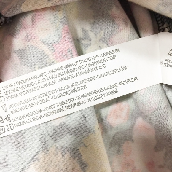 Zara Floral Print Fit and Flare Mini Dress M - Picture 8 of 8